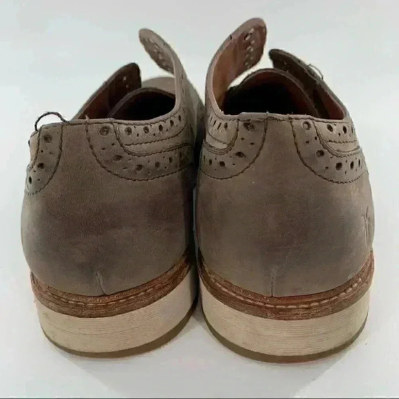 Frye mens wingtip Oxfords size 12 brown suede cap toe brogue main image 8